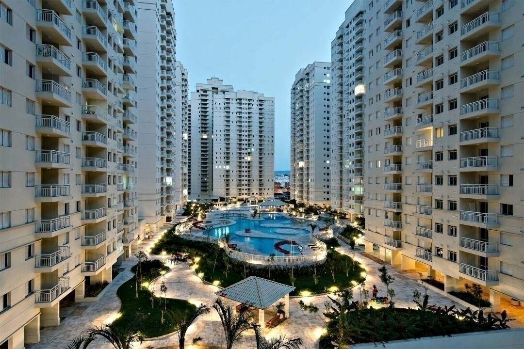Vende apartamento no Acquaplay 2 quartos, lazer em Santos