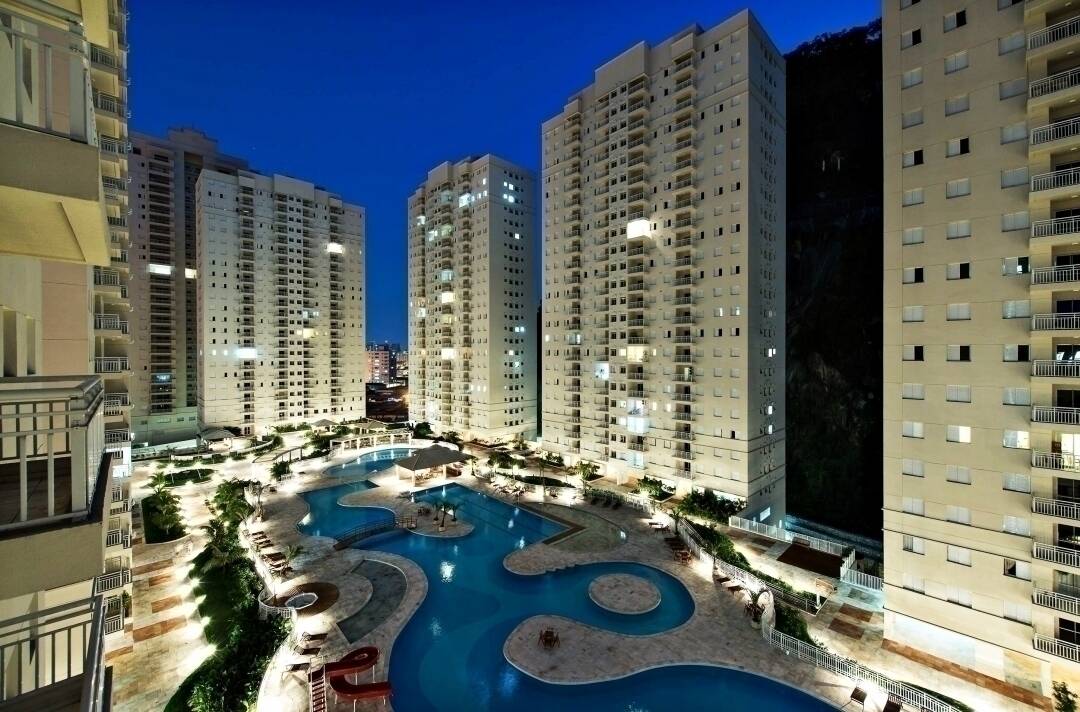 Vende apartamento no Acquaplay 2 quartos, lazer em Santos