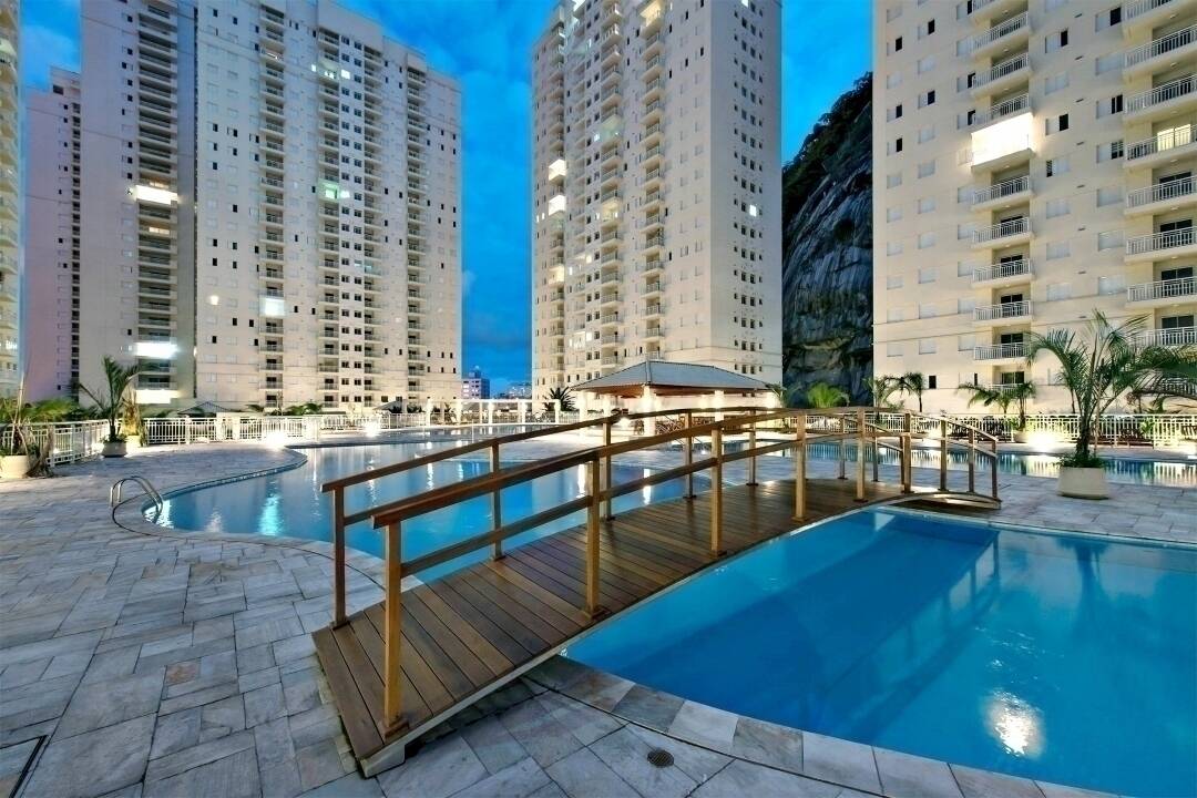 Vende apartamento no Acquaplay 2 quartos, lazer em Santos