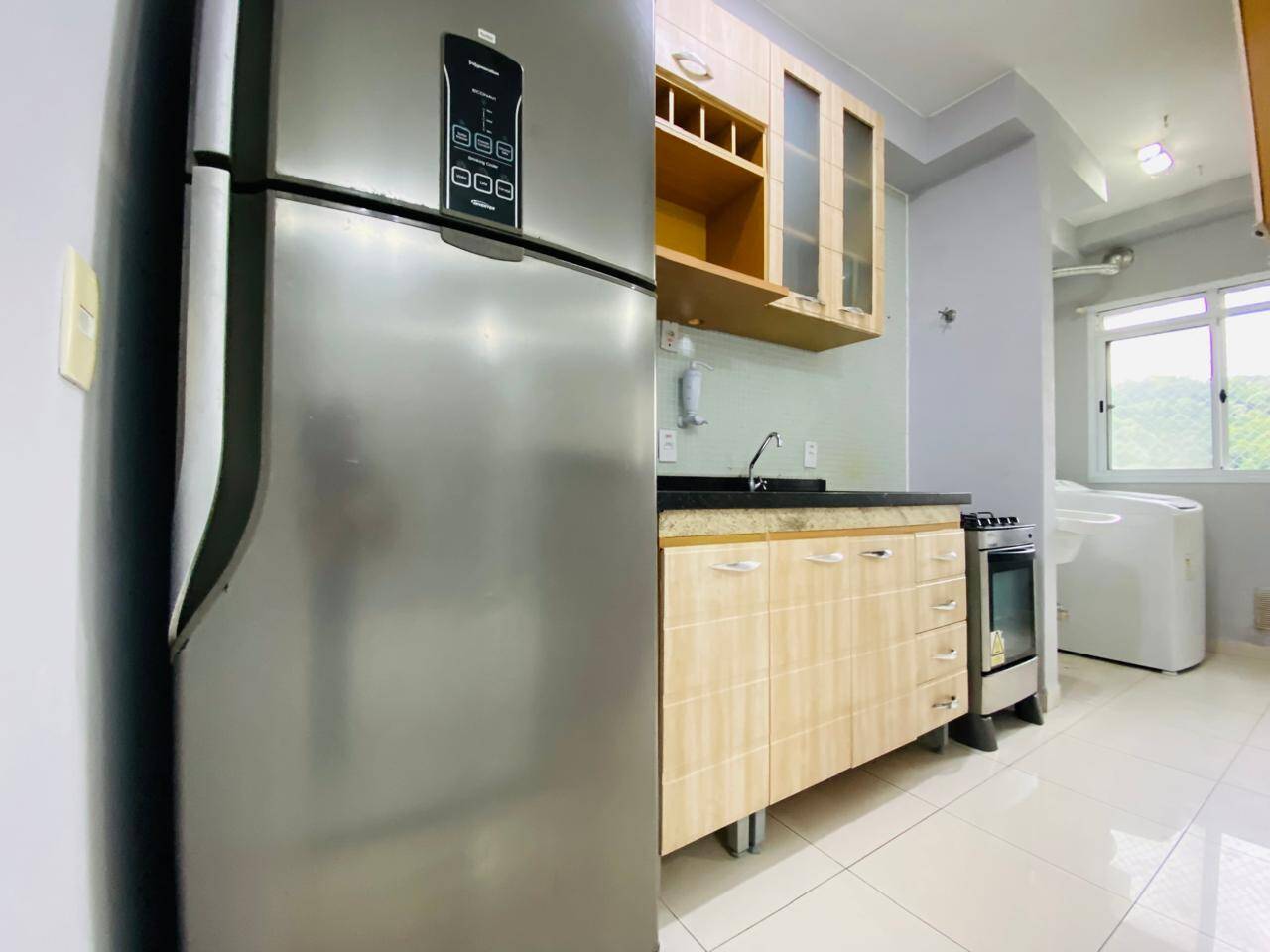 Vende apartamento no Acquaplay 2 quartos, lazer em Santos