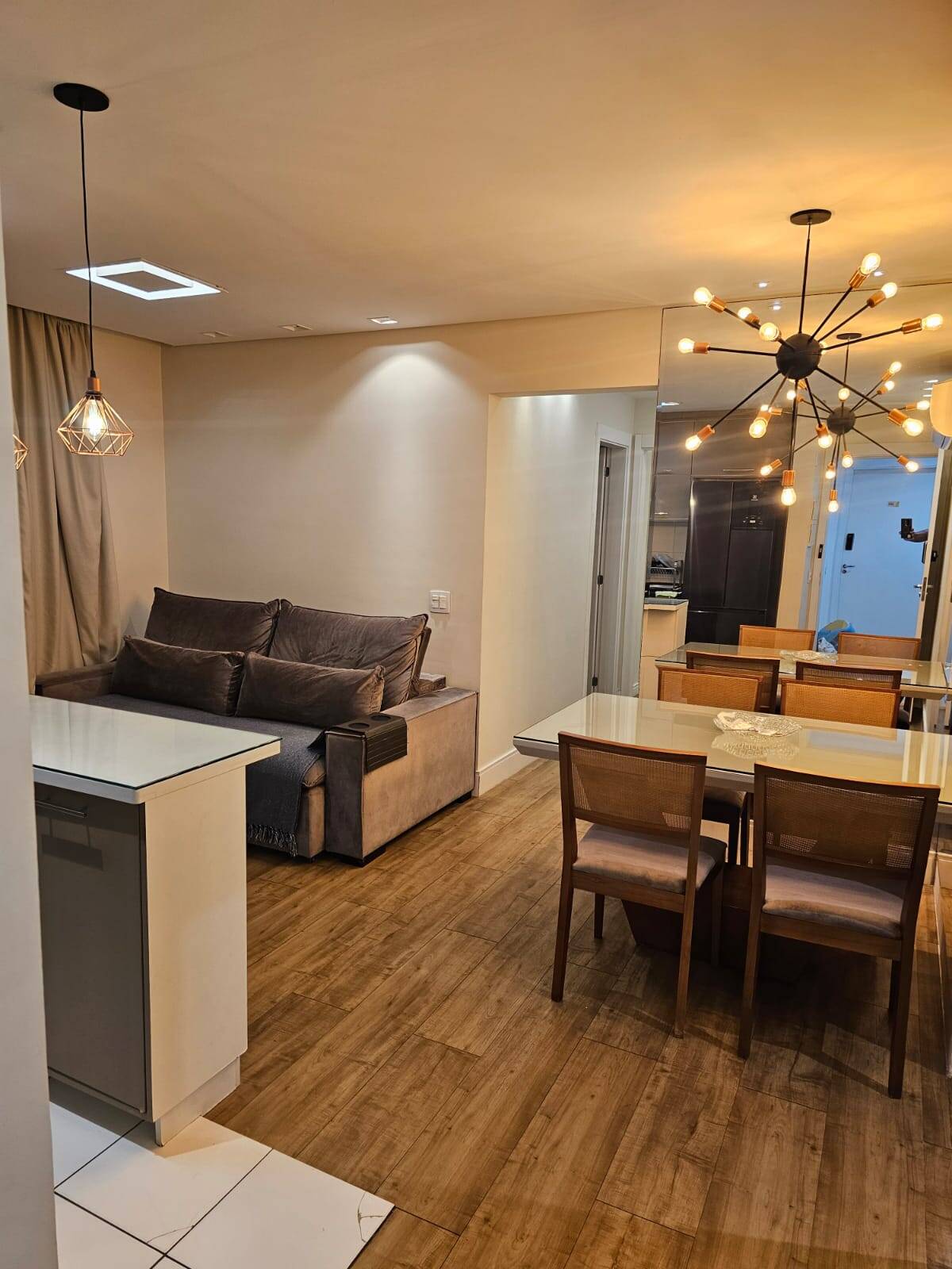 Apartamento a venda  quartos com shaft no Ed Way Orquidário Santos