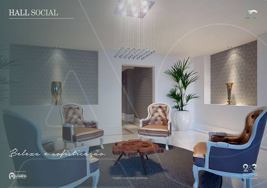 Apartamento de 2 dormitórios em Praia Grande