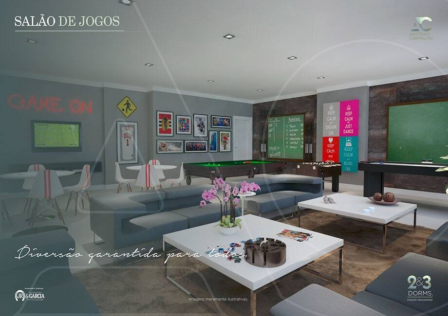 Apartamento de 2 dormitórios em Praia Grande
