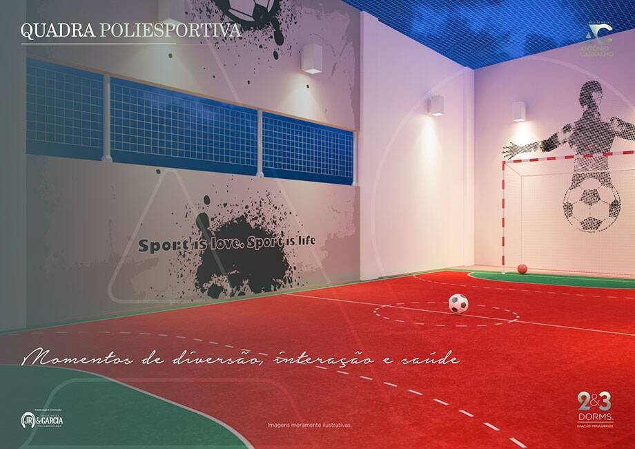 Apartamento de 2 dormitórios em Praia Grande