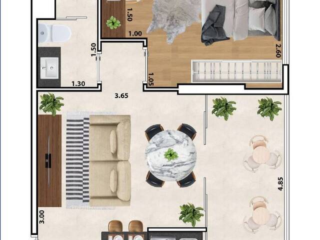 #5464 - Apartamento para Venda em Santos - SP - 2
