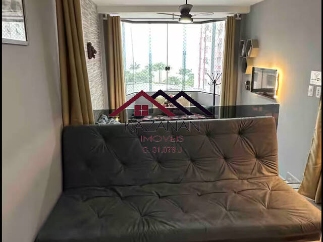 Sala Living para Temporada em Santos - 5