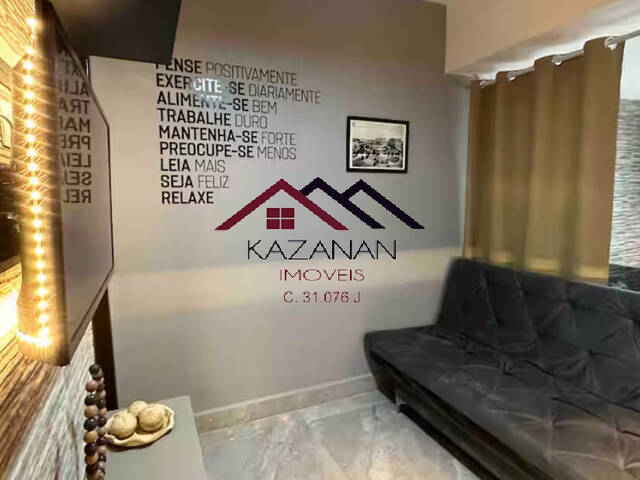 Sala Living para Temporada em Santos - 4