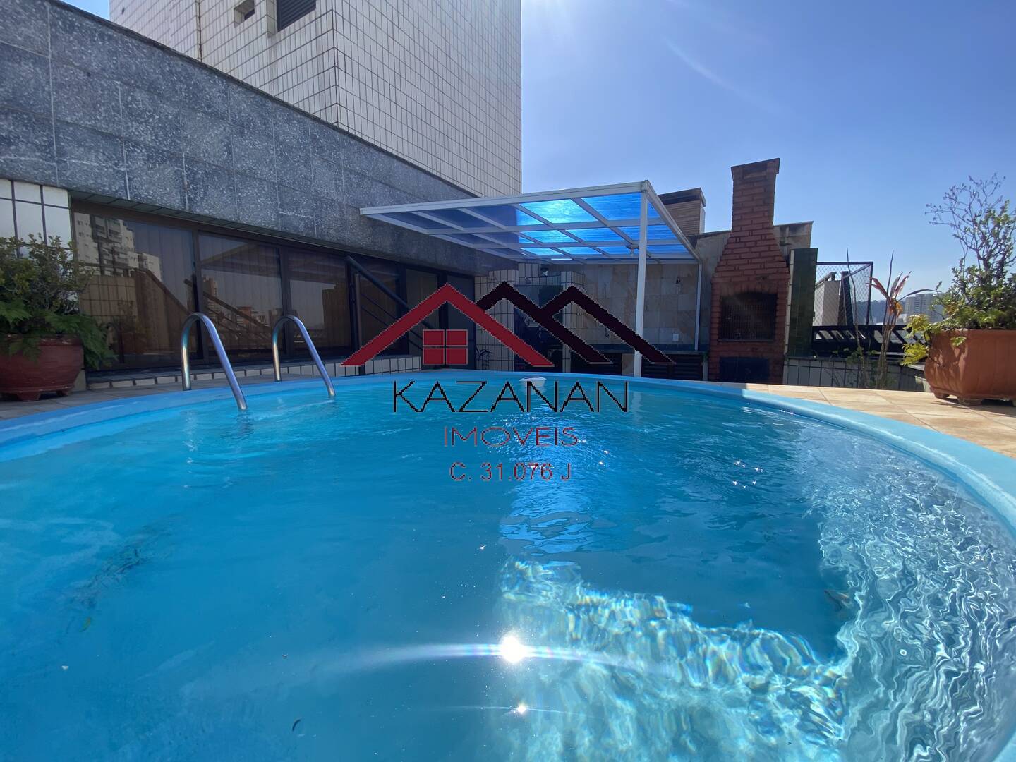 Cobertura duplex para alugar, 4 quartos, churrasqueira e piscina - Santos